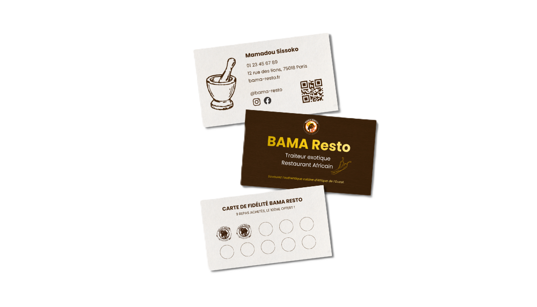 Carte de visite BAMA